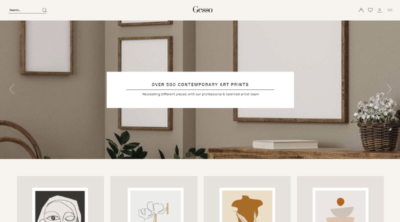 あなたがチェックアウトする必要がある5+最高のギフトショップWordPressテーマ3 Gesso WordPress Theme