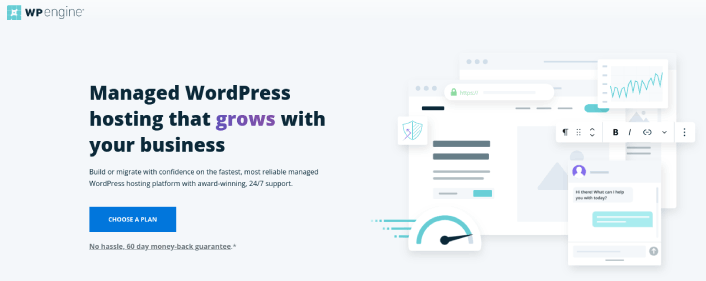 WPEngine أفضل خدمات استضافة WordPress