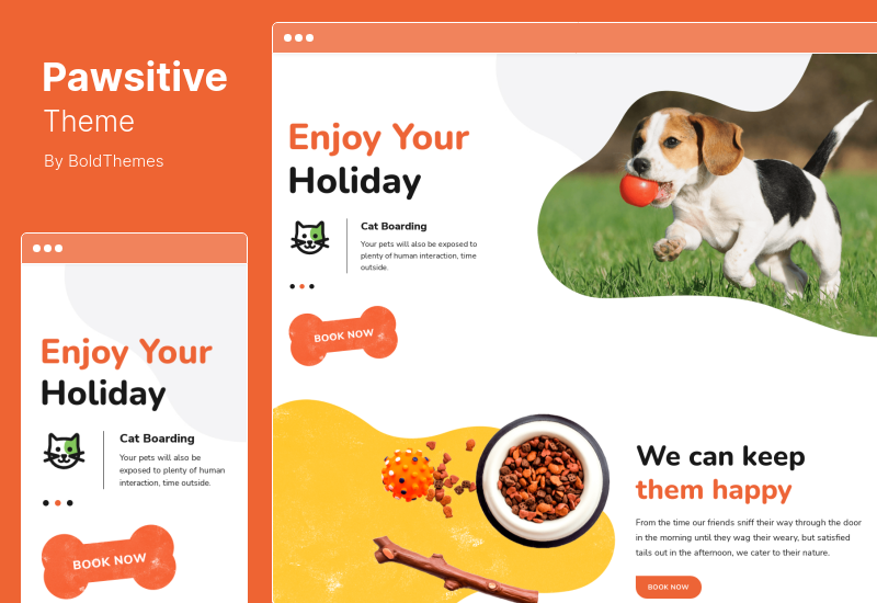 Tema Pawsitive - Tema WordPress Perawatan Hewan Peliharaan & Toko Hewan Peliharaan