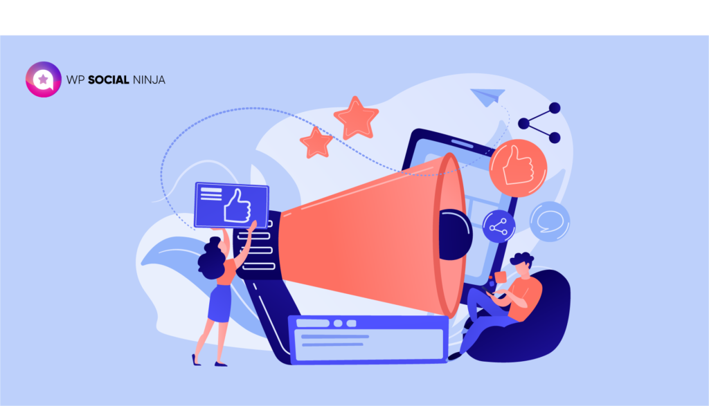WP Social Ninja هو أحد أفضل المكونات الإضافية للمراجعة المجانية
