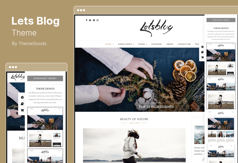 Lets Blog Teması - Temiz ve Minimal Blog WordPress Teması