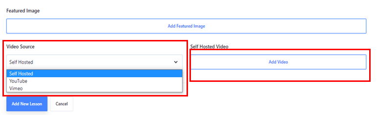 Mengunggah Video yang Dihosting Sendiri