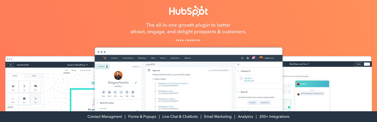 WordPress için HubSpot E-posta Pazarlama Eklentisi