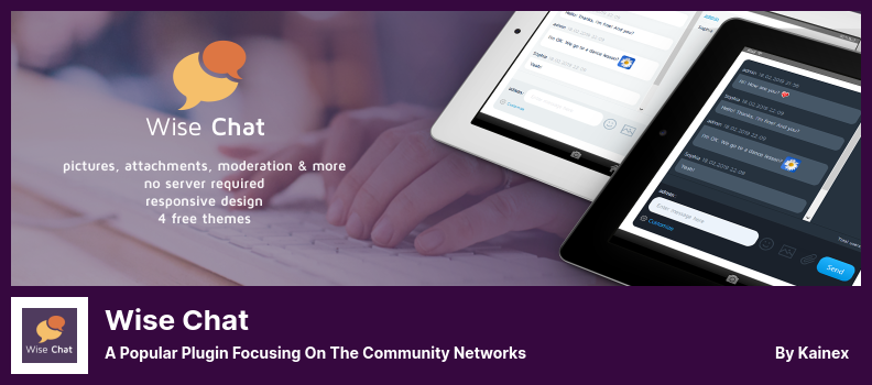 Wise Chat Plugin - un popolare plugin incentrato sulle reti della community