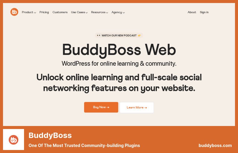Plugin BuddyBoss - Uno dei plugin per la creazione di community più affidabili
