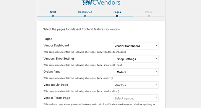 マルチベンダーストアページ Multi vendor store pages