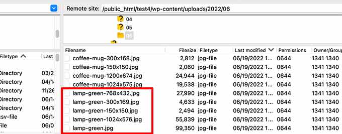 نسخ تلقائية للصور بأحجام مختلفة Automatic copies of images in different sizes