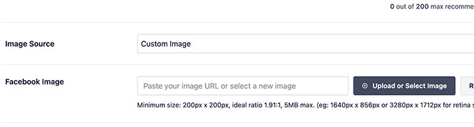 تعيين صورة مخصصة للفيسبوك Set custom image for Facebook