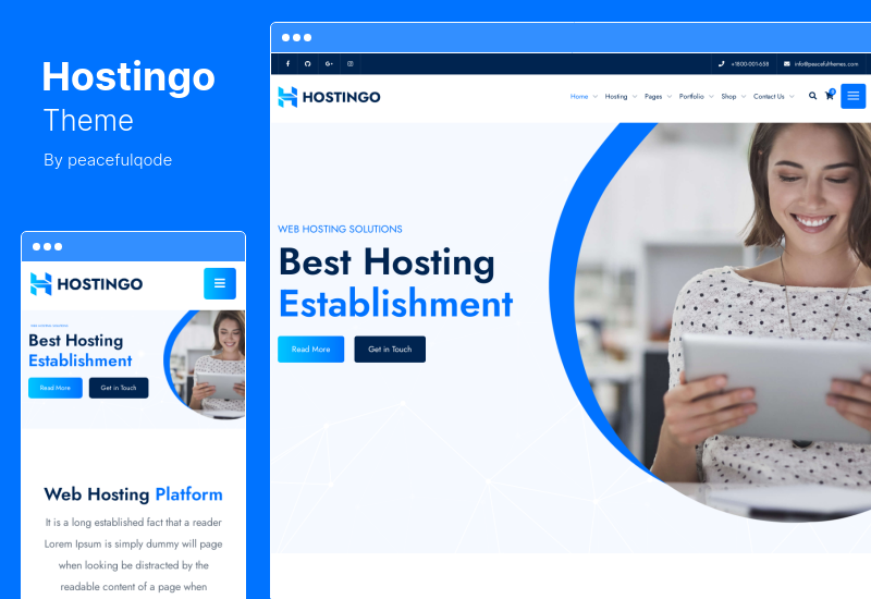 Tema Hostingo - Tema WordPress de Hospedagem e WHMCS