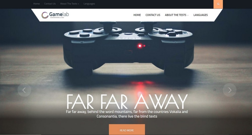 موضوع GameLab WordPress