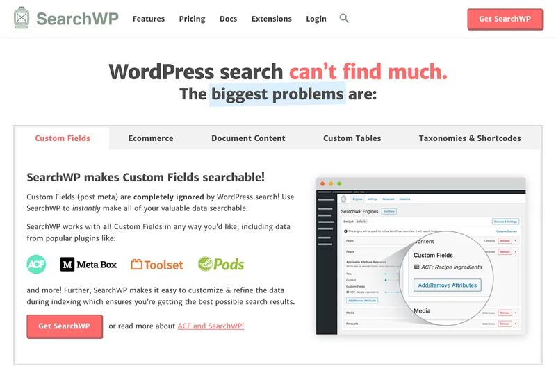 SearchWPプラグイン