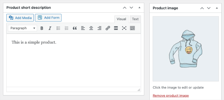 ürün kısa açıklaması - IsItWP - Ücretsiz WordPress Tema Dedektörü product short description