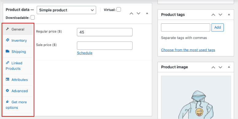 woocommerce'deki ürün verileri - IsItWP - Ücretsiz WordPress Tema Dedektörü product data in woocommerce