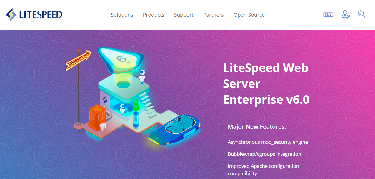 LiteSpeedホームページ