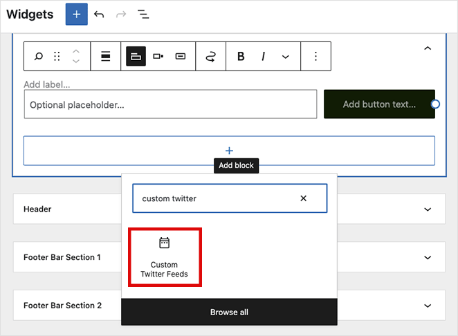 özel-twitter-feed-block - SeedProd Add the custom twitter feed WordPress block