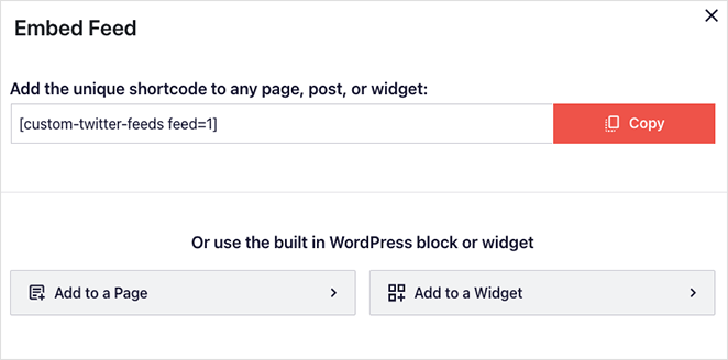 embed-twitter-widget - SeedProd embed twitter widget WordPress