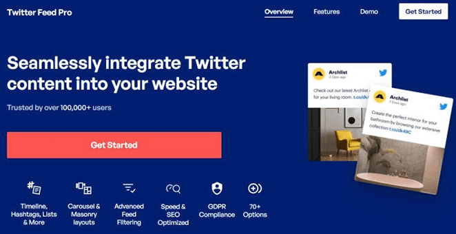 twitter-feed-pro-homepage - SeedProd Smash Balloon Custom Twitter Feeds Pro plugin