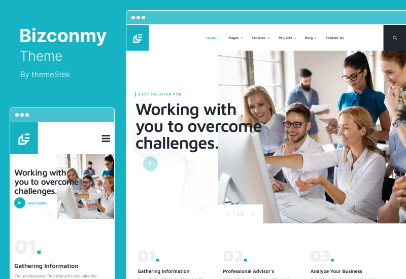 Tema Bizconmy - Tema WordPress di consulenza aziendale