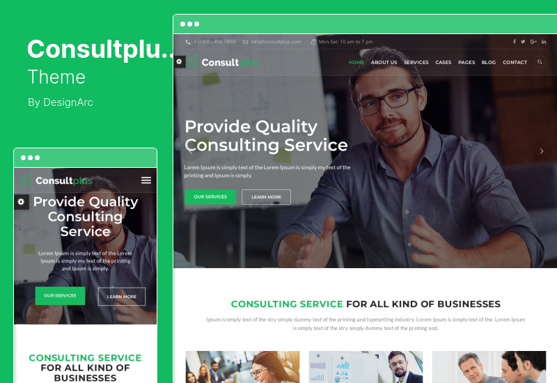 Tema Consultplus - Tema WordPress di consulenza aziendale