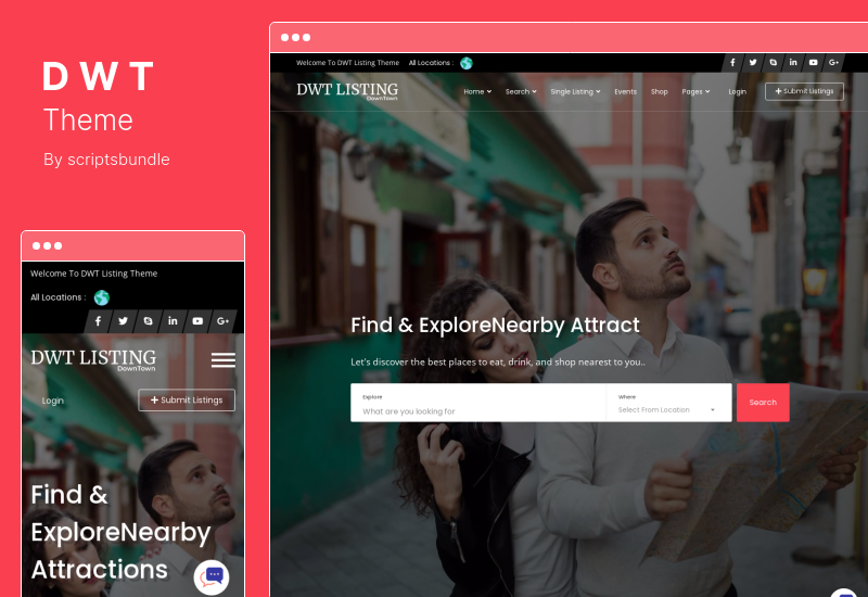 Тема DWT — каталог и список тем WordPress