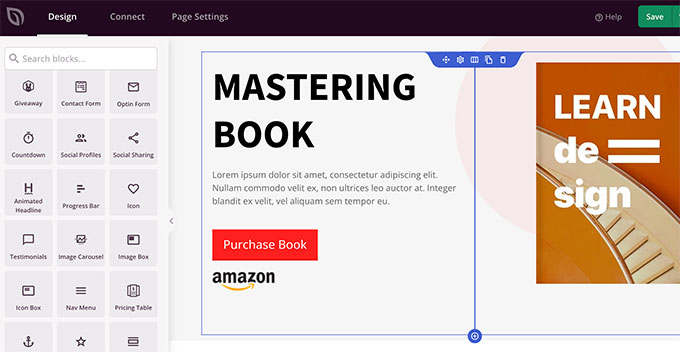 Mengedit halaman di SeedProd Editing pages in SeedProd