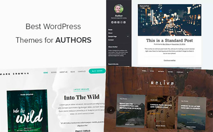 Pilih tema untuk situs web penulis Anda Choose a theme for your author website
