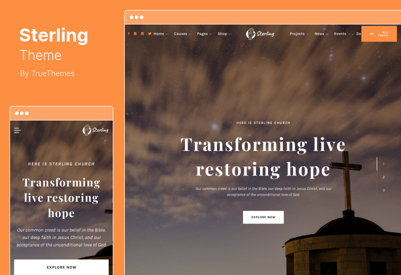 Sterling Theme - Tema WordPress Amal & Donasi