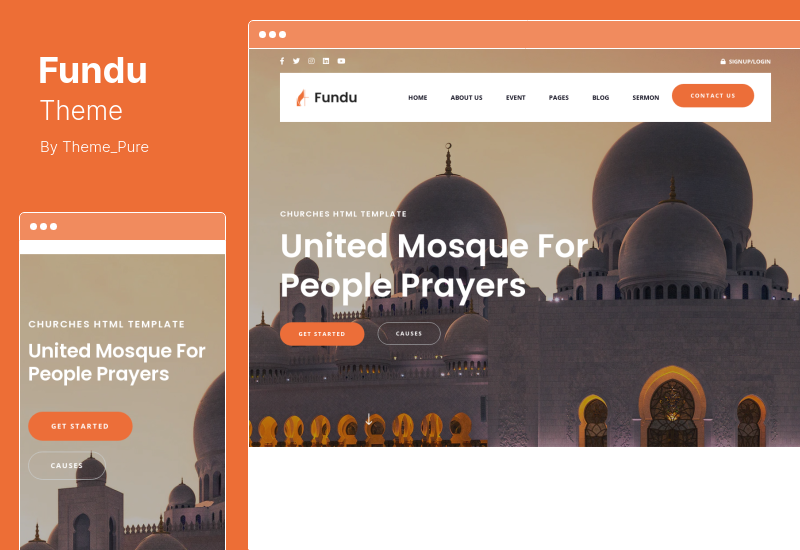 Fundu Theme - Tema WordPress Religius