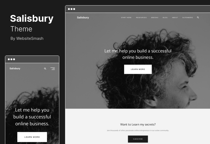 Salisbury Theme - Tema de WordPress para marketing de contenidos y negocios
