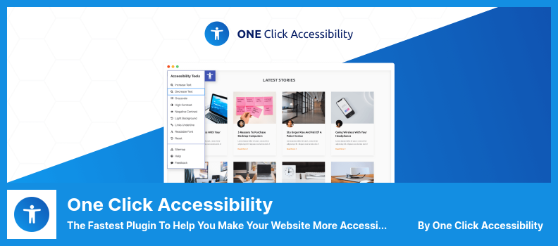 Complemento de accesibilidad de un clic: el complemento más rápido para ayudarlo a hacer que su sitio web sea más accesible