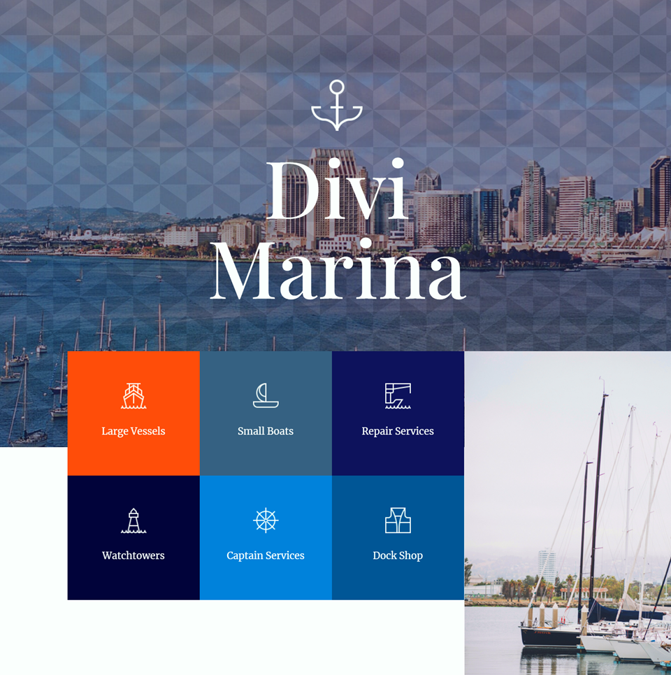 Divi-Hintergrundmuster-Mischmodus-Layout 1 Endgültiges Design