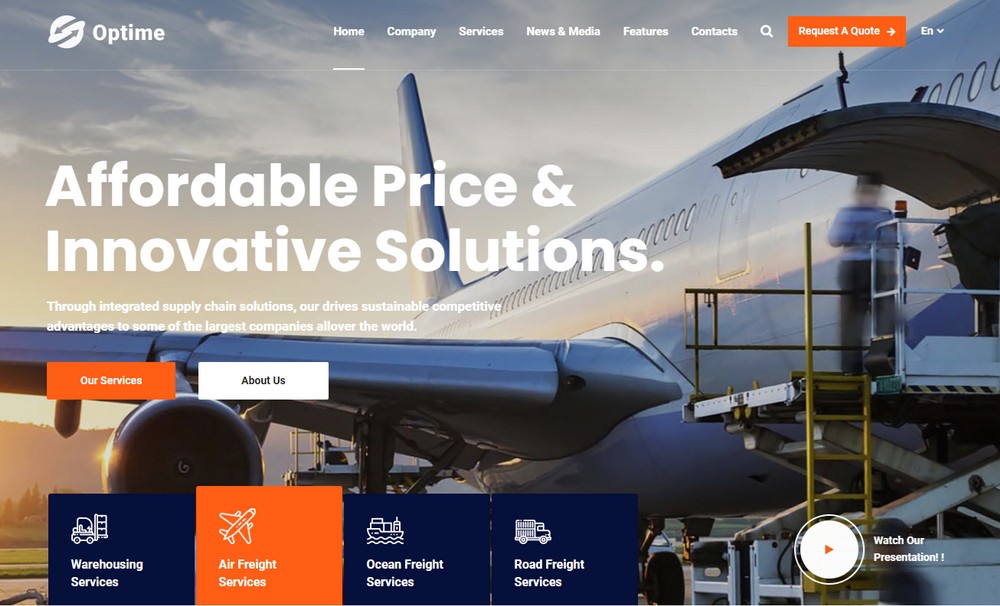 Optime WordPress 主题