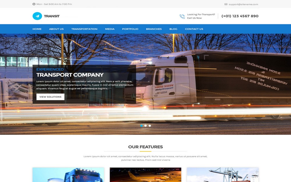 Transit Lite WordPress 主题
