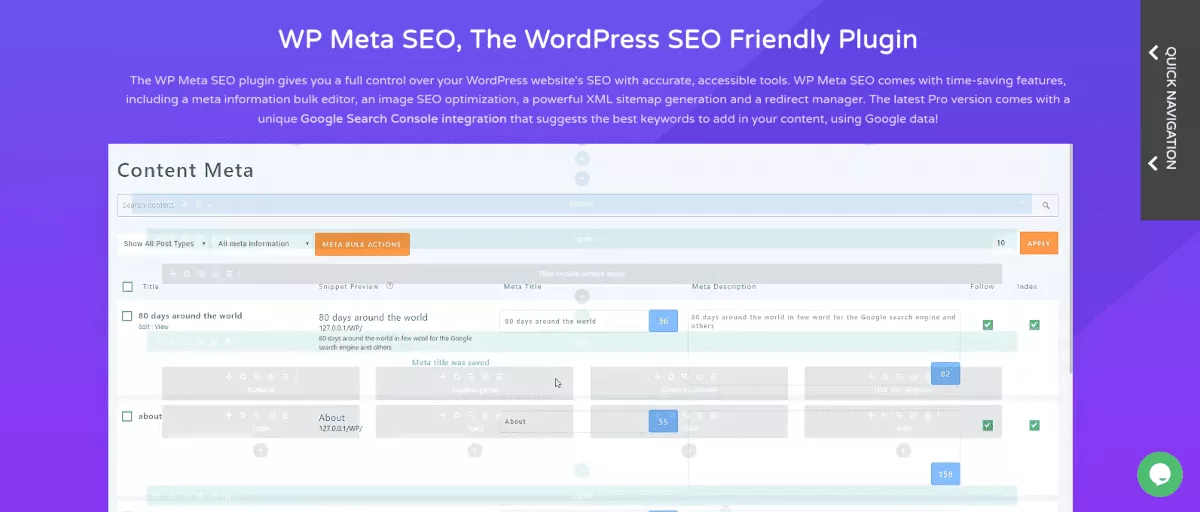موقع الويب WP Meta SEO