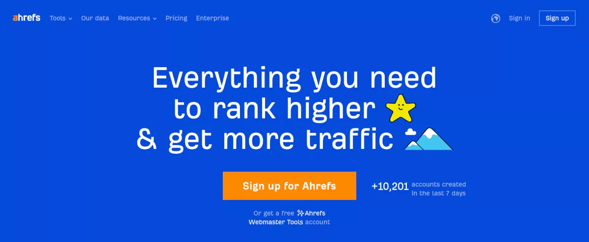 موقع Ahrefs