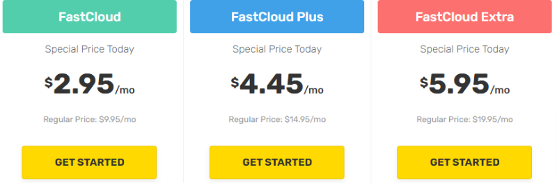 Fastcomet-Preise