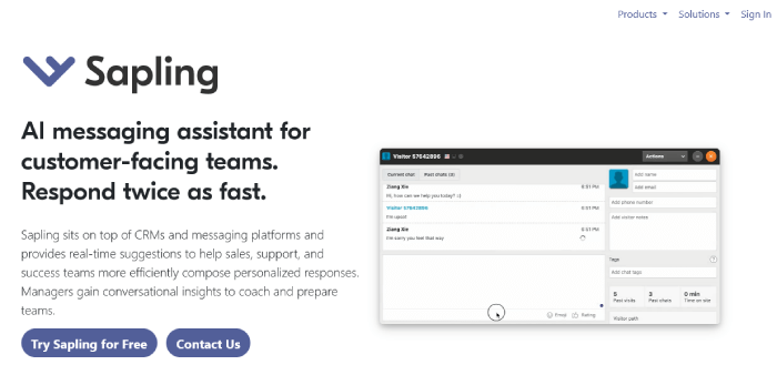 Sapling Grammar Checker Tool