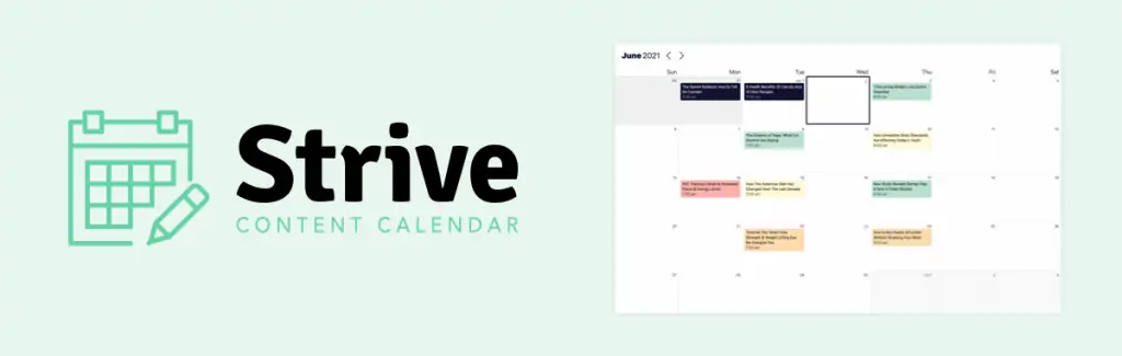 Strive Content Kalendarz dla WordPress