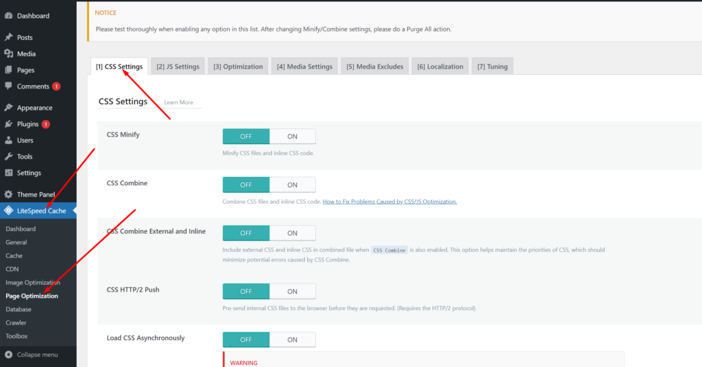 optimizaciones CSS