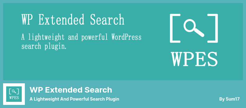 WP Extended Search Plugin - Plugin Pencarian yang Ringan dan Kuat
