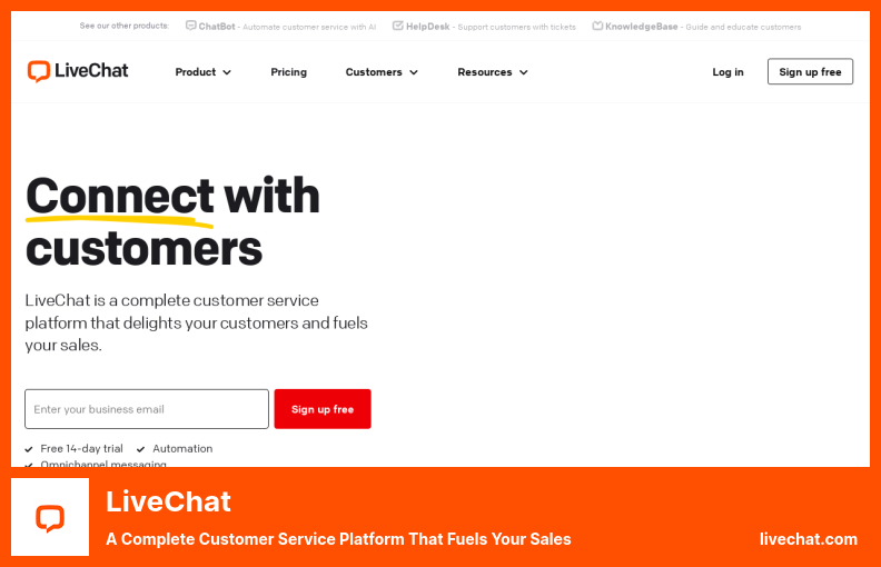 Plugin LiveChat - Platform Layanan Pelanggan Lengkap yang Mendorong Penjualan Anda