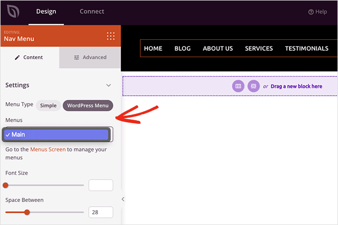 WordPress-menu-settings-seedprod - SeedProd SeedProd WordPress menu