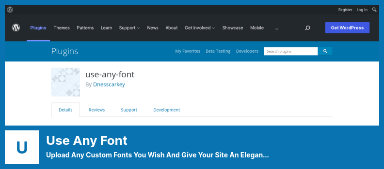 Gunakan Plugin Font Apa Saja - Unggah Font Kustom Apa Pun yang Anda Inginkan Dan Berikan Situs Anda Tampilan yang Elegan