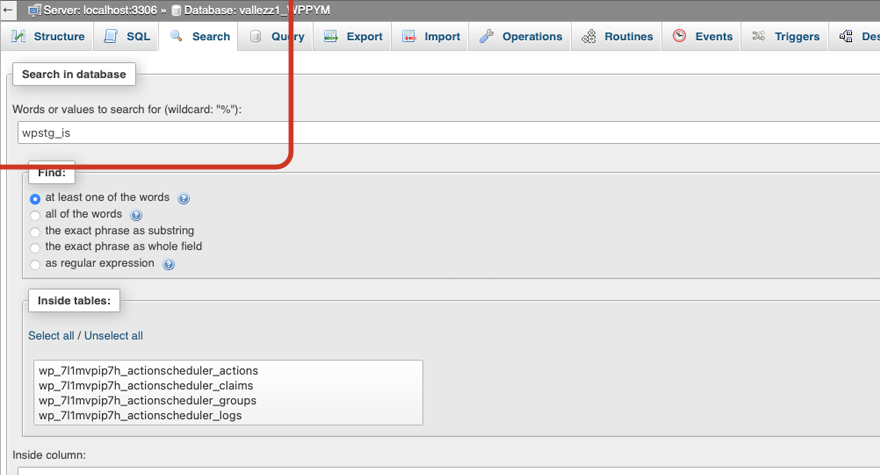 Suchen nach Dateien mit FileZilla