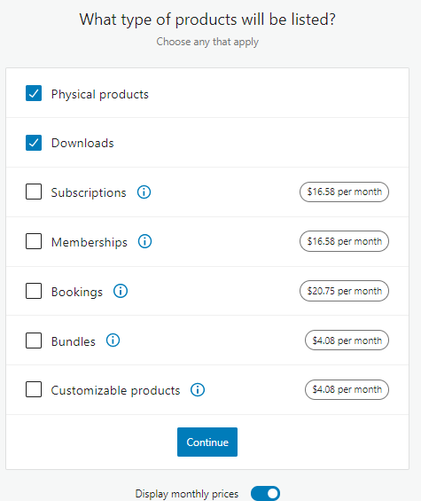 So starten Sie 2022 einen Online-Shop mit WooCommerce 3 fill up details