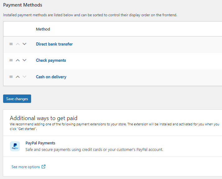 So starten Sie 2022 einen Online-Shop mit WooCommerce 9 setup payments method