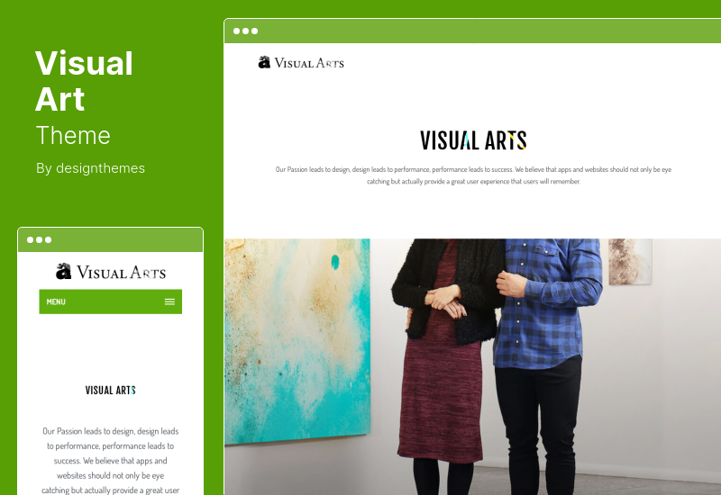 Thème d'art visuel - Thème WordPress de la galerie