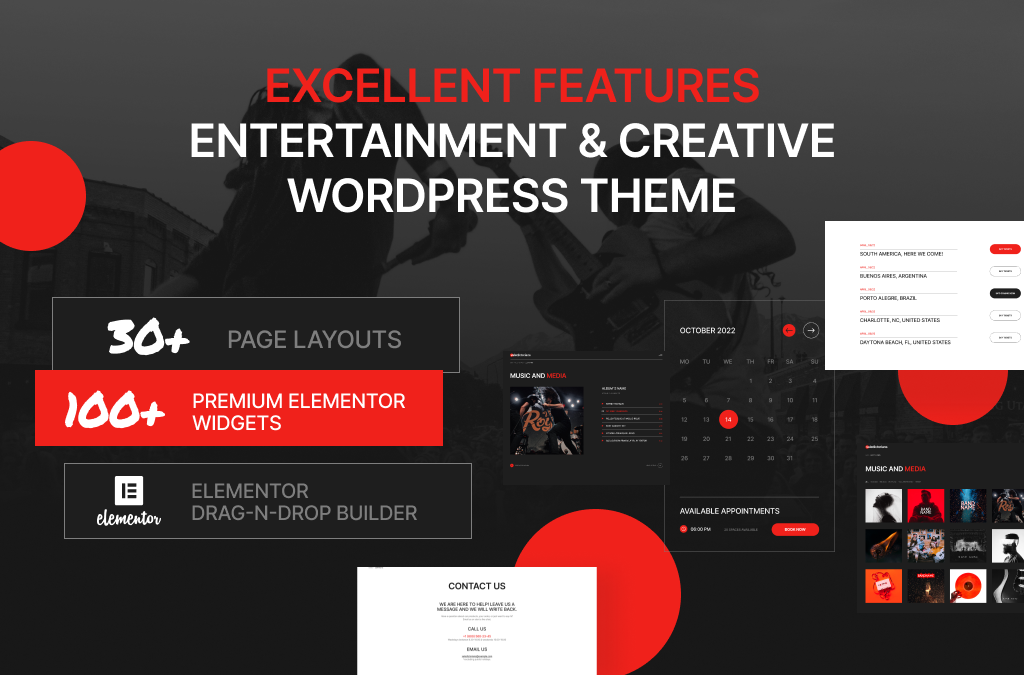 unterhaltung-kreatives-wordpress-thema