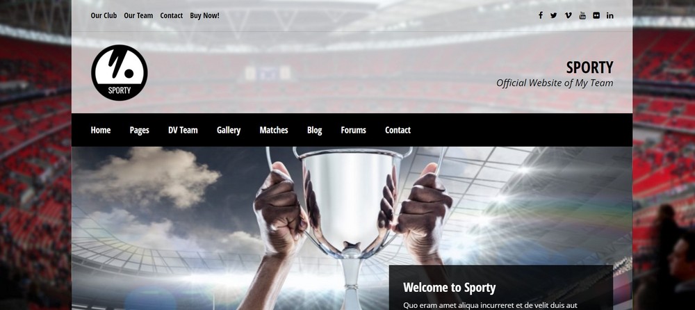 sportif WordPress teması