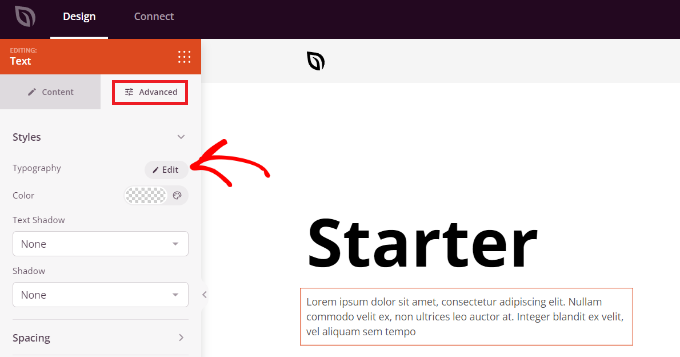 Tema oluşturucuda metin seçin Select text in theme builder